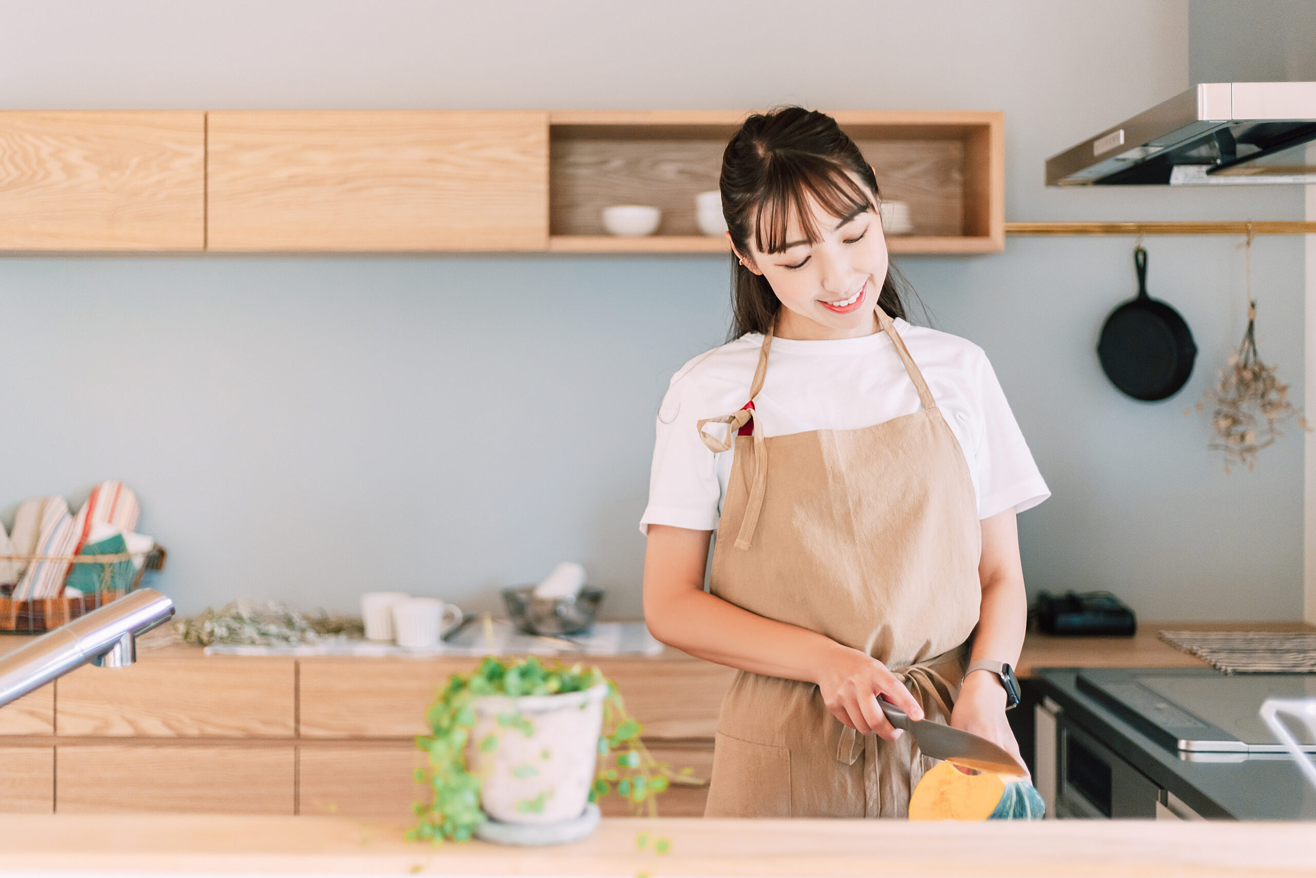 毎日の動きを短くする収納イメージ