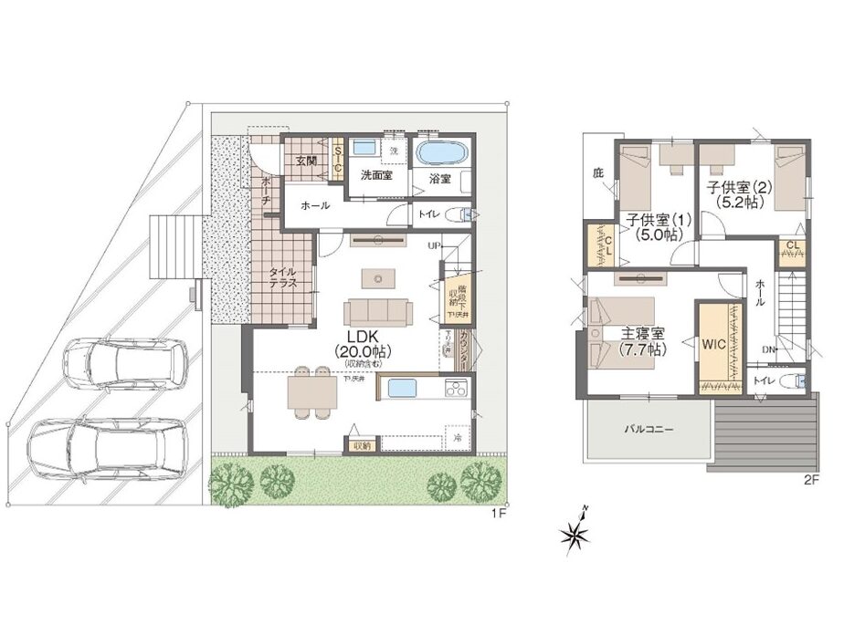 PLAN 04 間取り図